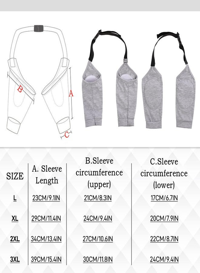 IDOMIK Dog Recovery Suit for Front Legs, Dog Recovery Sleeves After Surgery with Elastic Band, Soft Protective Elbow Braces for Medium Large Dogs, Cone Collar Alternative to Stop Licking Leg Wounds,Grey,XL - Image 2